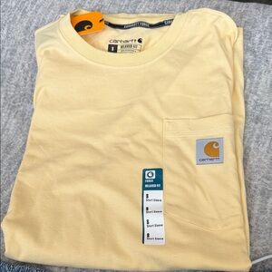 Carhartt Men's Soft Yellow Short Sleeve Tee